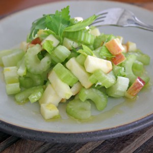 Apple Celery Salad, Food Bloggers Against Hunger Challenge