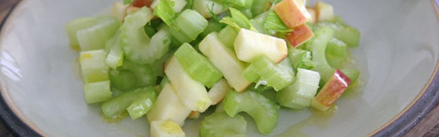Apple Celery Salad, Food Bloggers Against Hunger Challenge