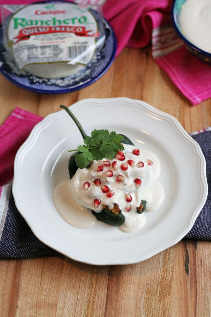 Chiles en Nogada-Chilies in Walnut Sauce