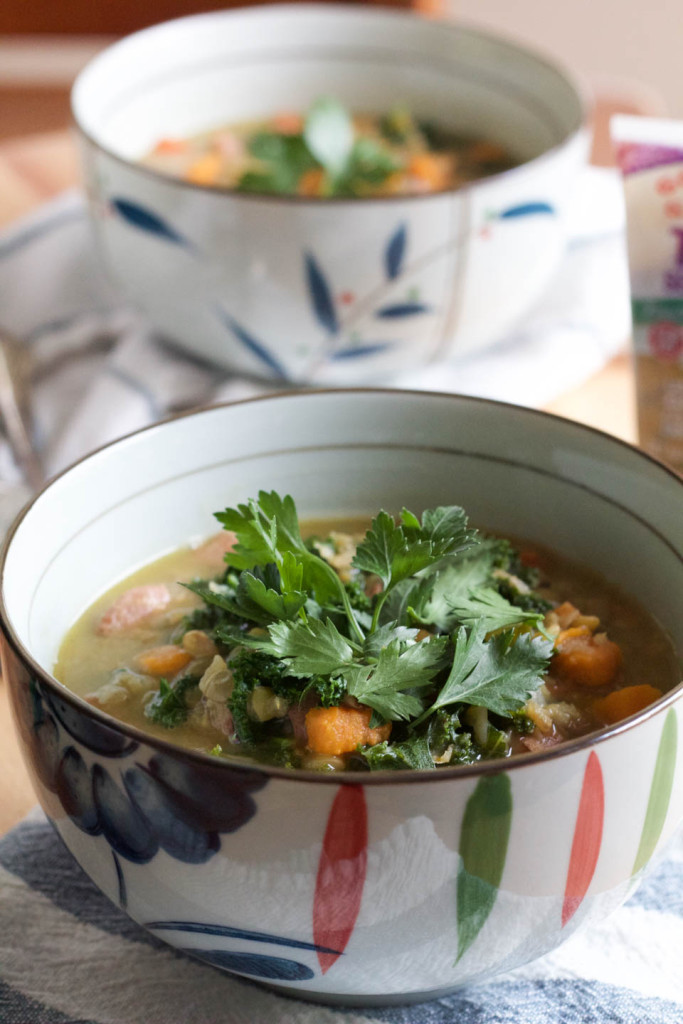 Thai Coconut Milk Lentil Vegetable Soup