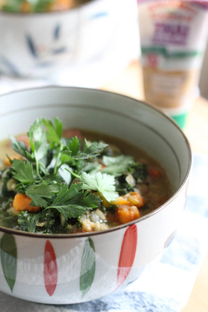 Thai Coconut Milk Lentil Vegetable Soup
