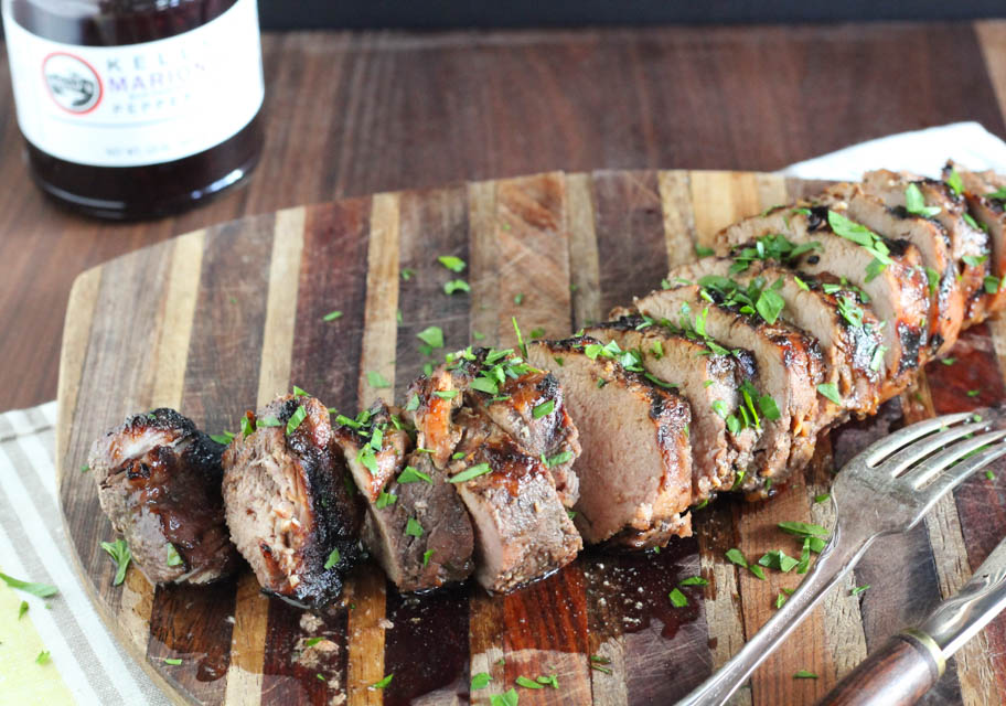 Spicy Huckleberry Lime Pork Tenderloin