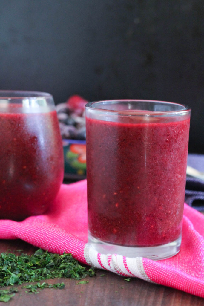 Berry Basil Slushy