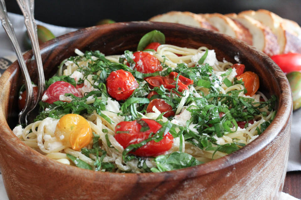 Roasted Cherry Tomato Linguine