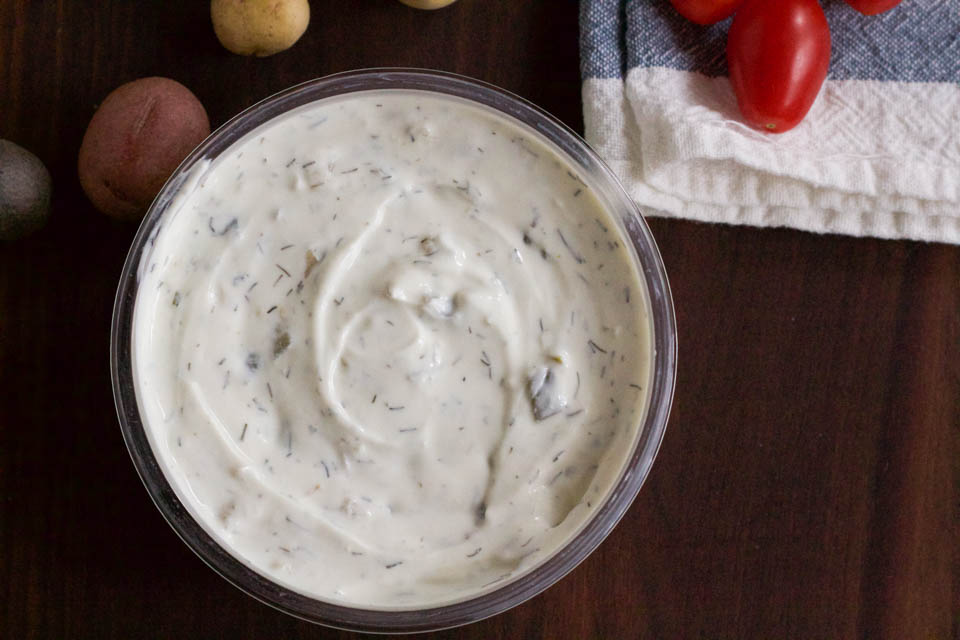 Roasted Potato Salad with Greek Yogurt 