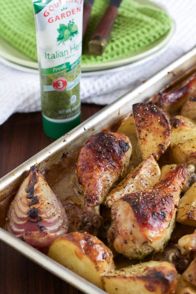 Roasted Herb Chicken and Potatoes 