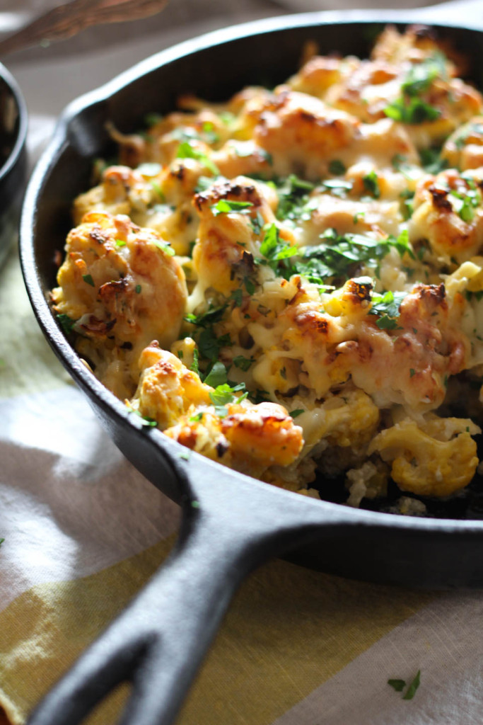 Cauliflower Greek Yogurt Gratin