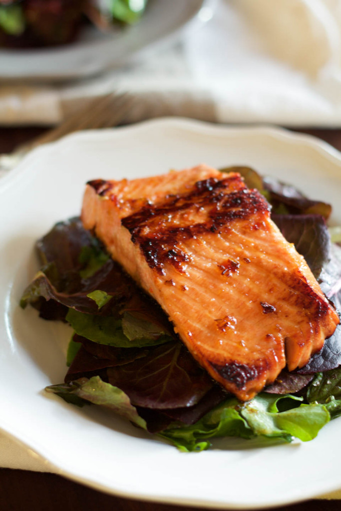 Spicy Pepper Jelly Glazed Salmon