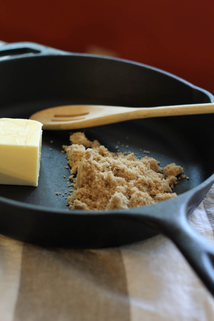 Brown Sugar Upside Down Apple Cake