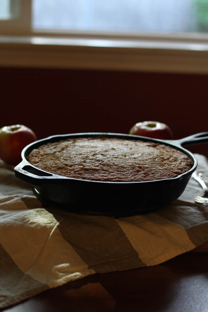 Brown Sugar Upside Down Apple Cake