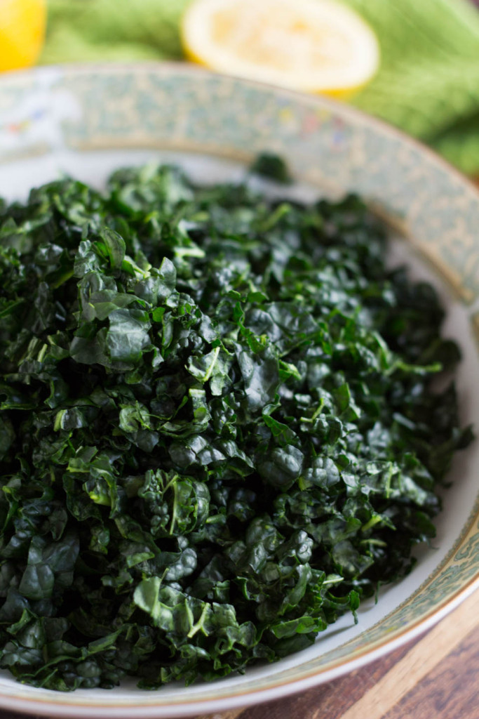 Kale Salad with Herb Lemon Vinaigrette