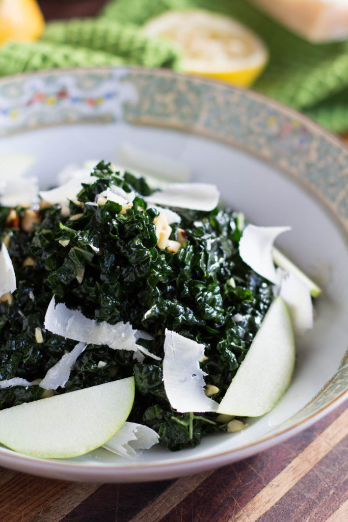 Kale Salad with Herb Lemon Vinaigrette