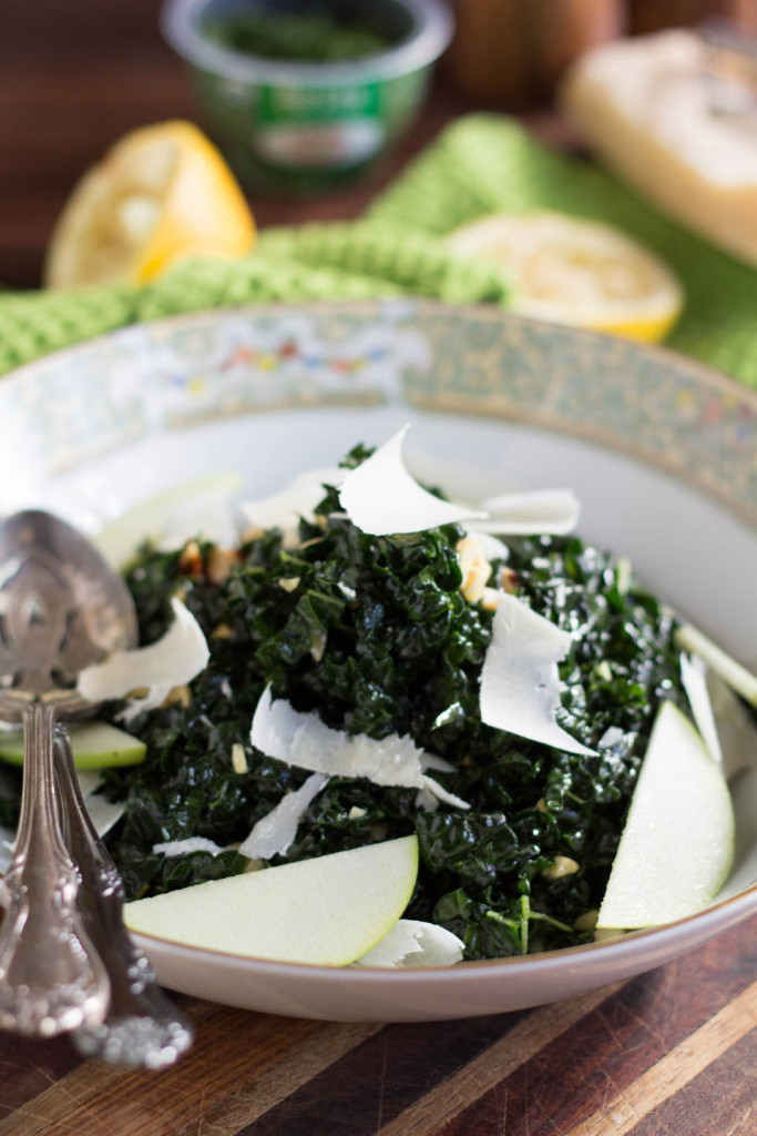 Kale Salad with Herb Lemon Vinaigrette