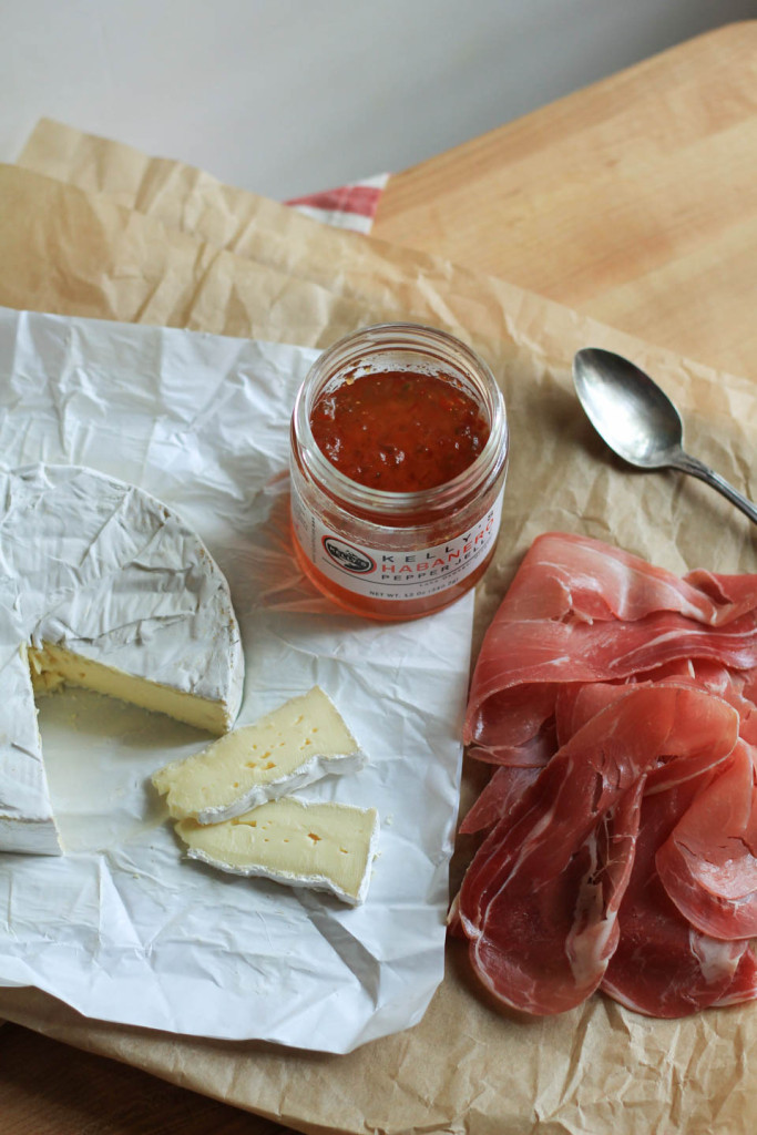 Pepper Jelly Prosciutto Brie Palmiers