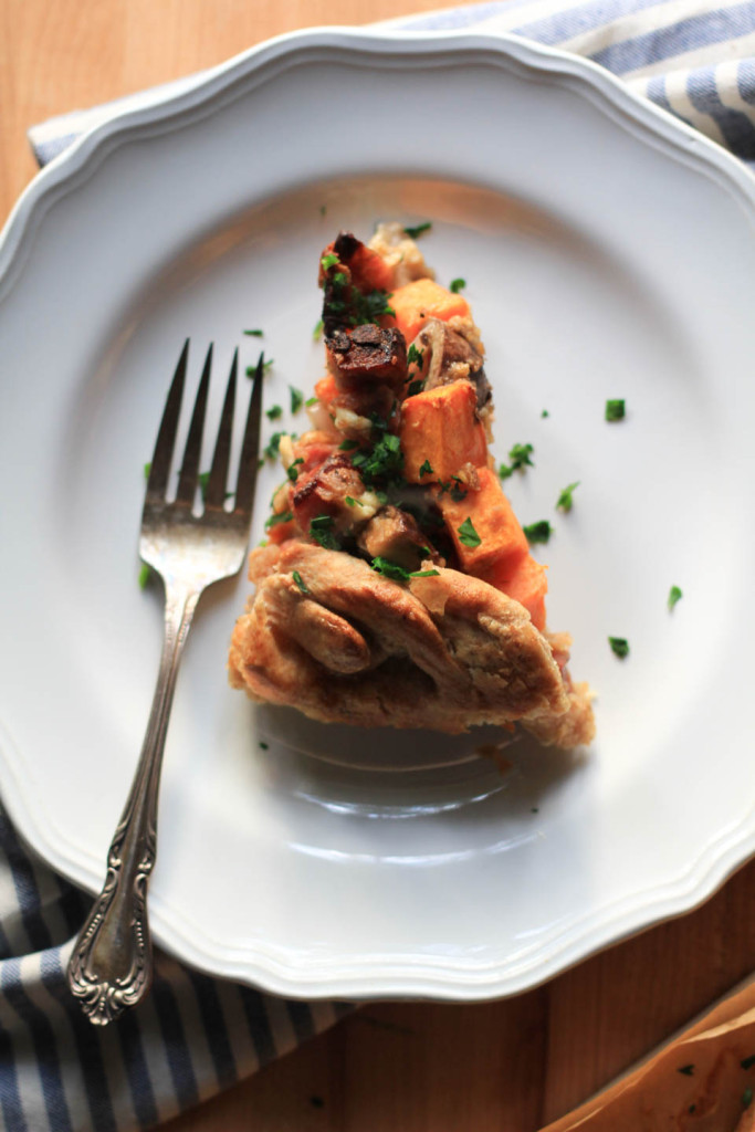 Winter Vegetable Sausage Galette