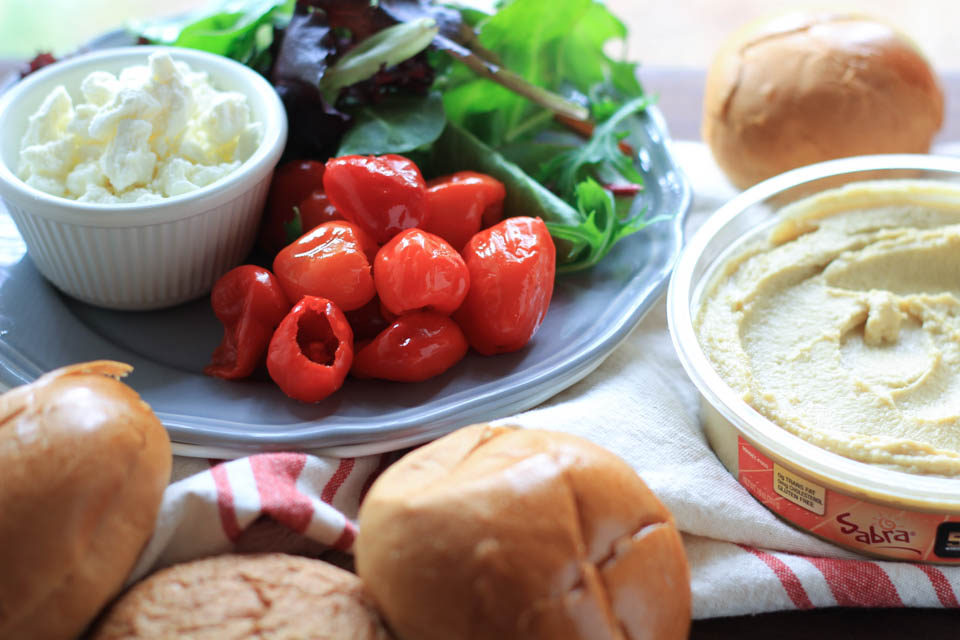 Chicken Hummus Sliders