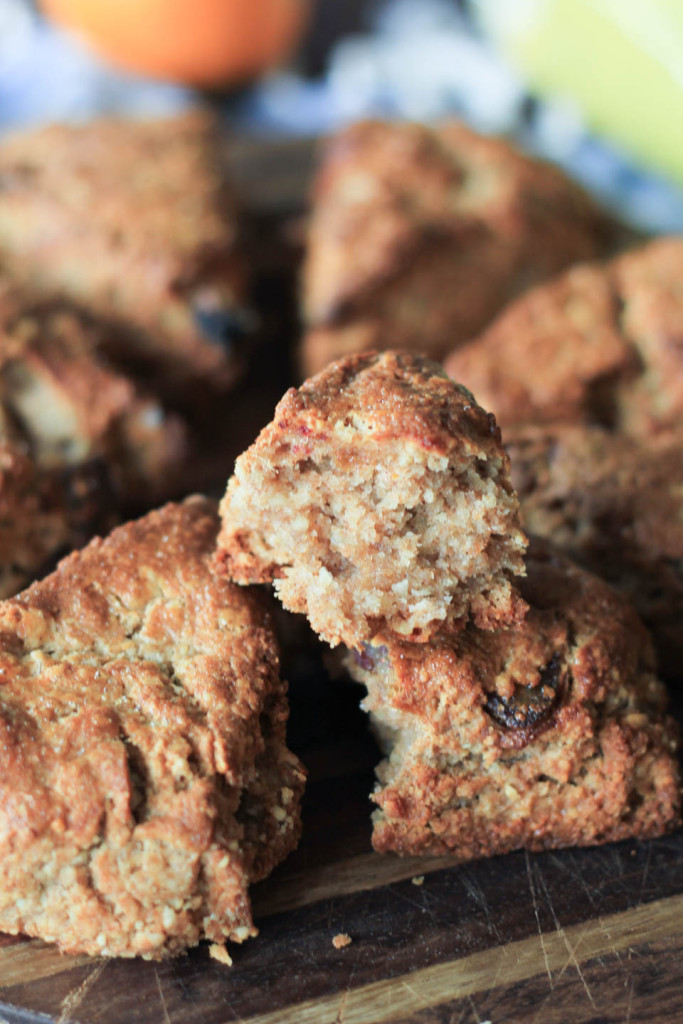 Almond Meal Orange Date Scones