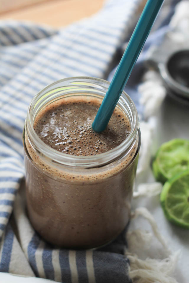 Cherry Lime Green Smoothie