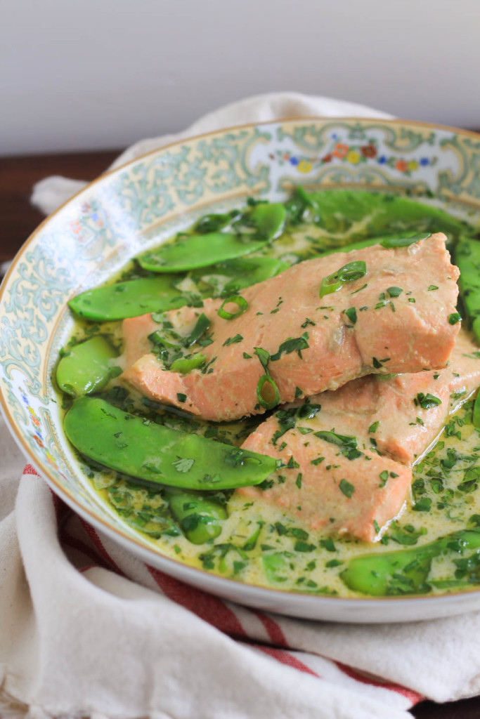 Green Curry Braised Salmon