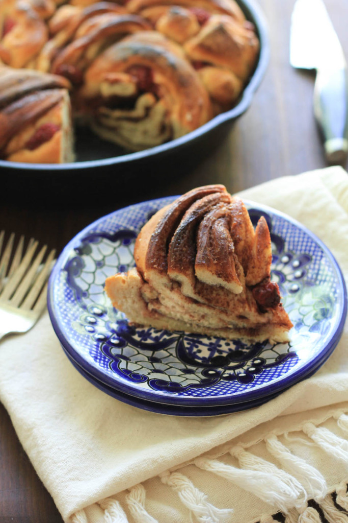 Berry Cinnamon Skillet Bread