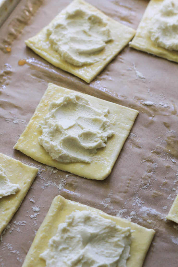 Peach Goat Cheese Tarts