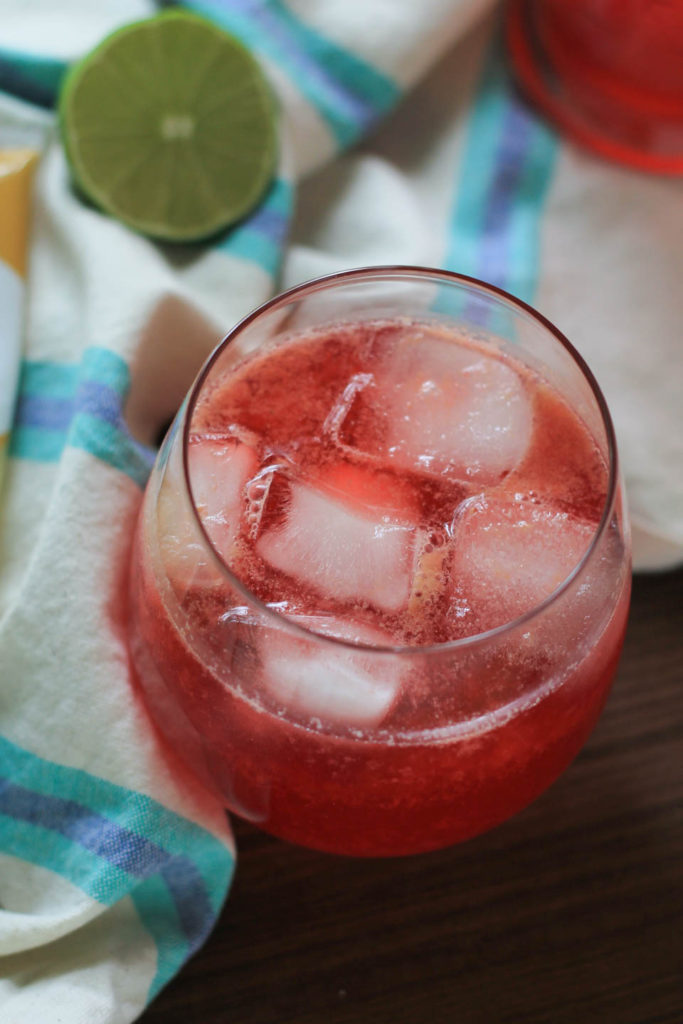 Sparkling Raspberry Ginger Limeade