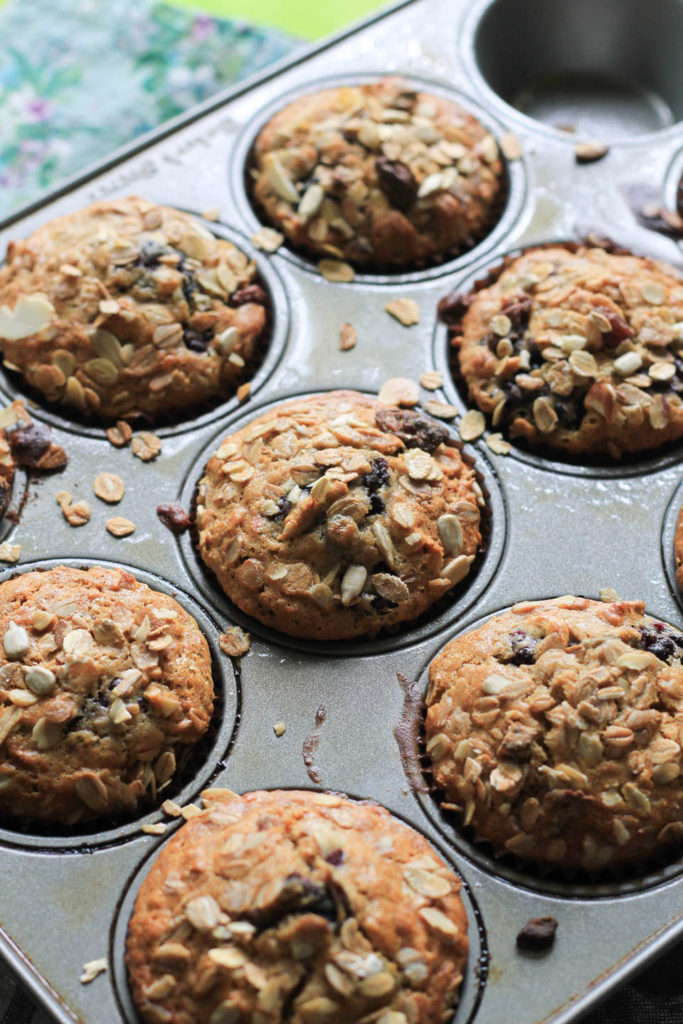 Blackberry Muesli Muffins