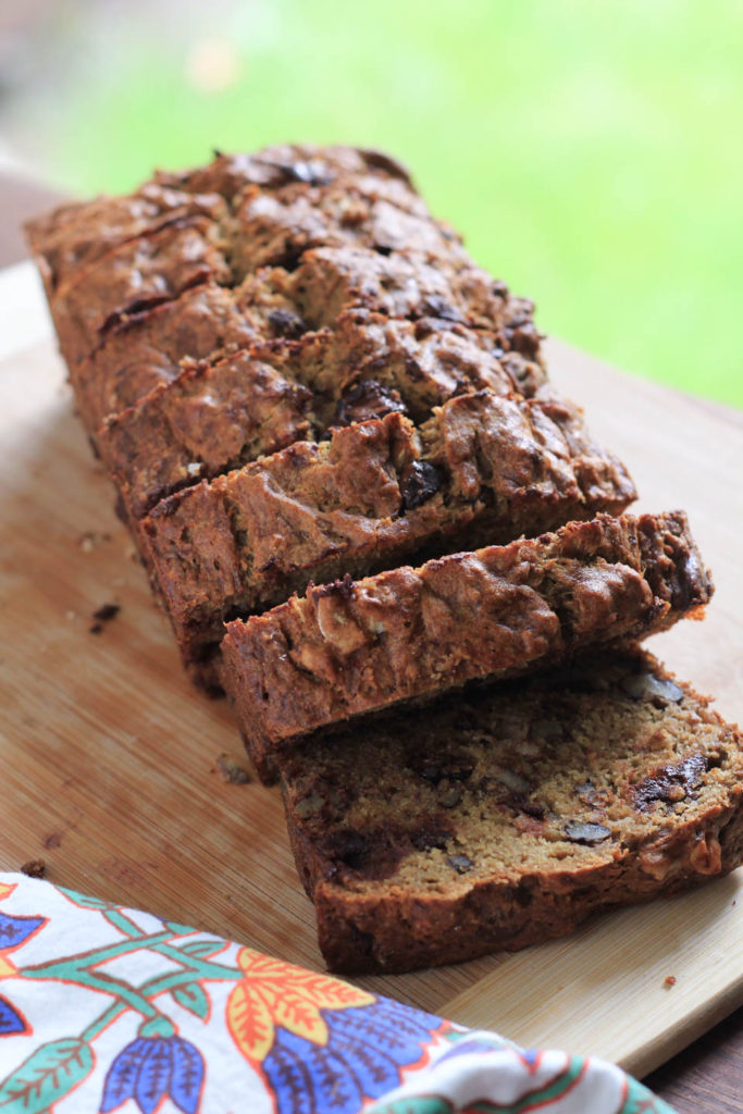 Chocolate Chip Walnut Banana Bread