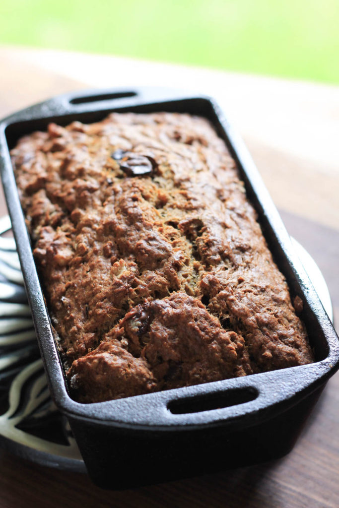 Chocolate Chip Walnut Banana Bread