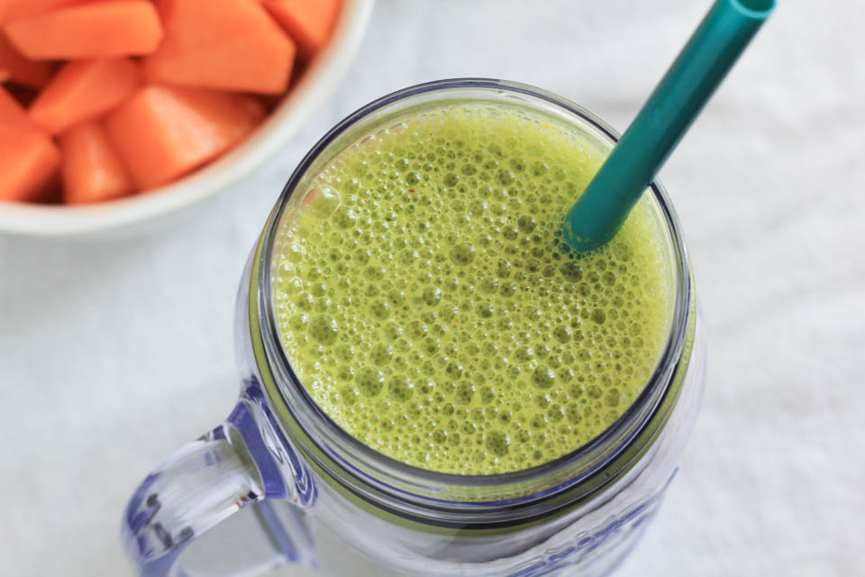 Cantaloupe Peach Smoothie