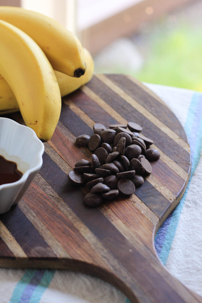 Dark Chocolate Banana Frozen Shake