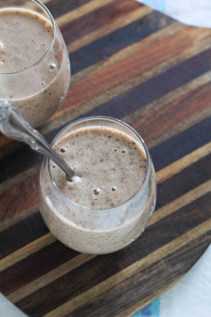 Dark Chocolate Banana Frozen Shake