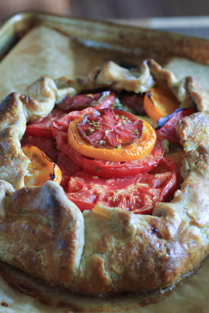 Tomato Zucchini Corn Summer Tart