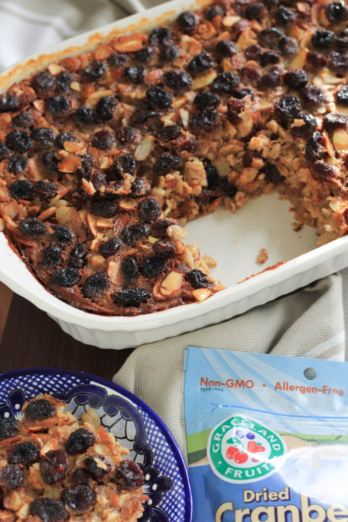 Baked Cranberry Oatmeal