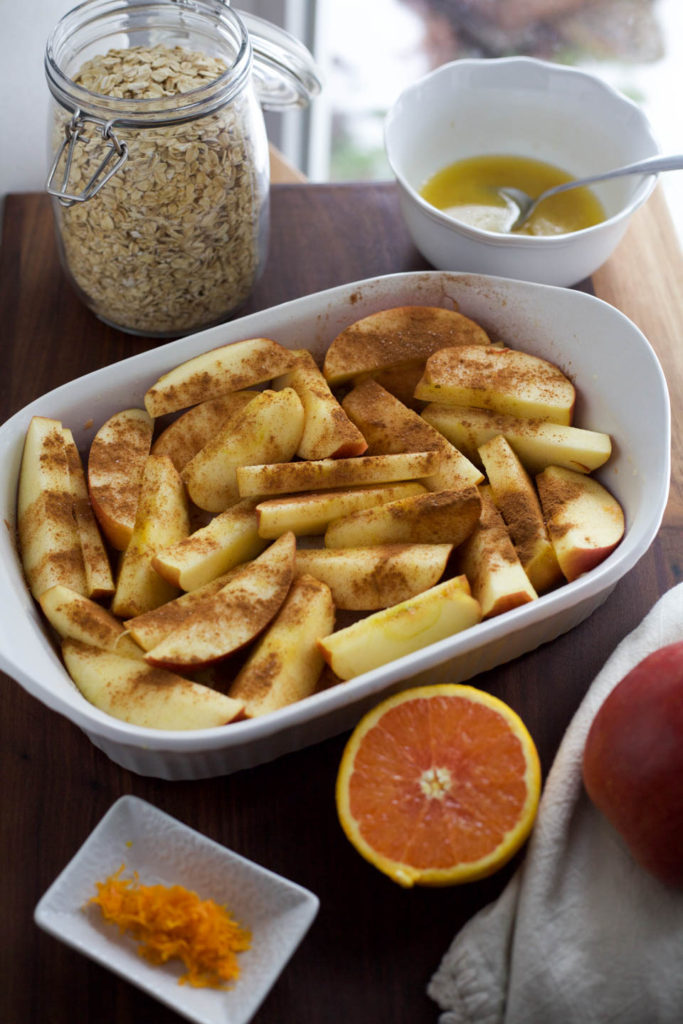 Baked Apples with Oatmeal