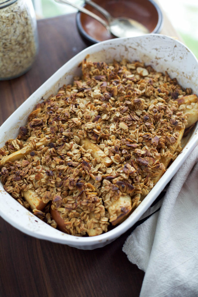 Baked Apples with Oatmeal