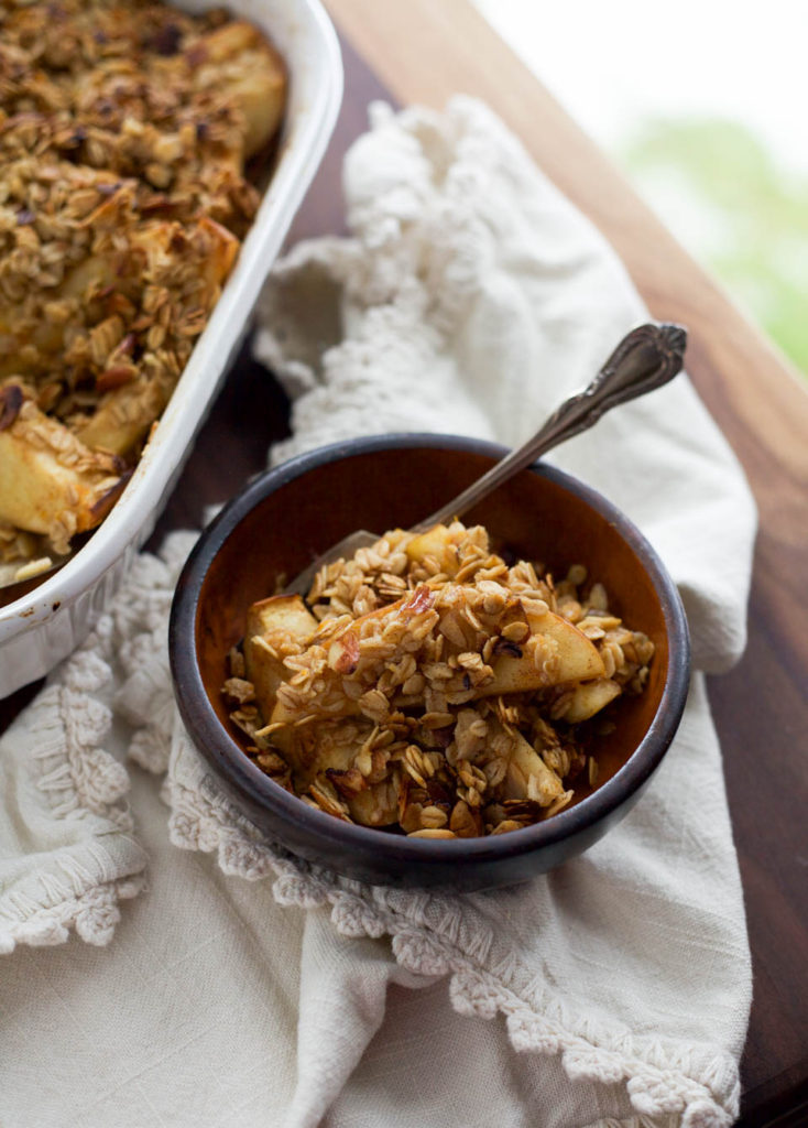 Baked Apples with Oatmeal