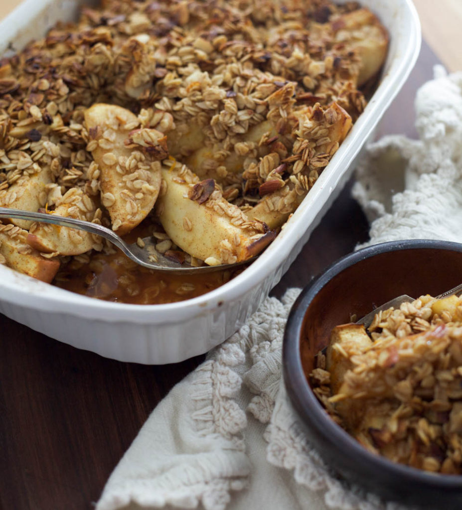 Baked Apples with Oatmeal