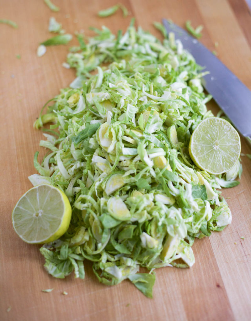 Sautéed Shaved Brussel Sprouts