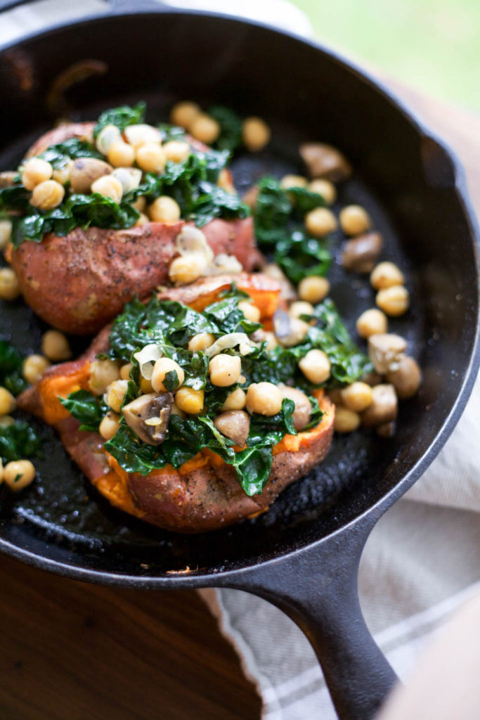 Stuffed Baked Sweet Potato