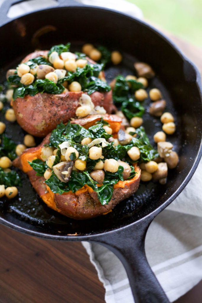 Stuffed Baked Sweet Potato