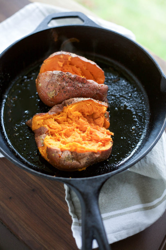 Stuffed Baked Sweet Potato