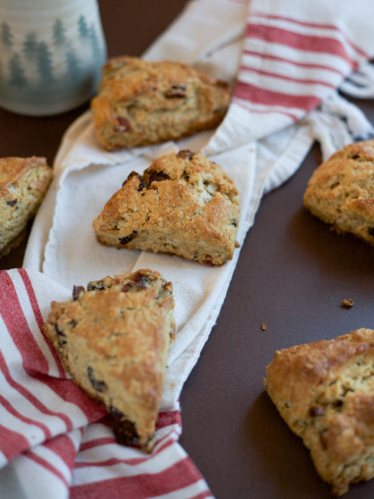 Dried Fruit Hazelnut Scones