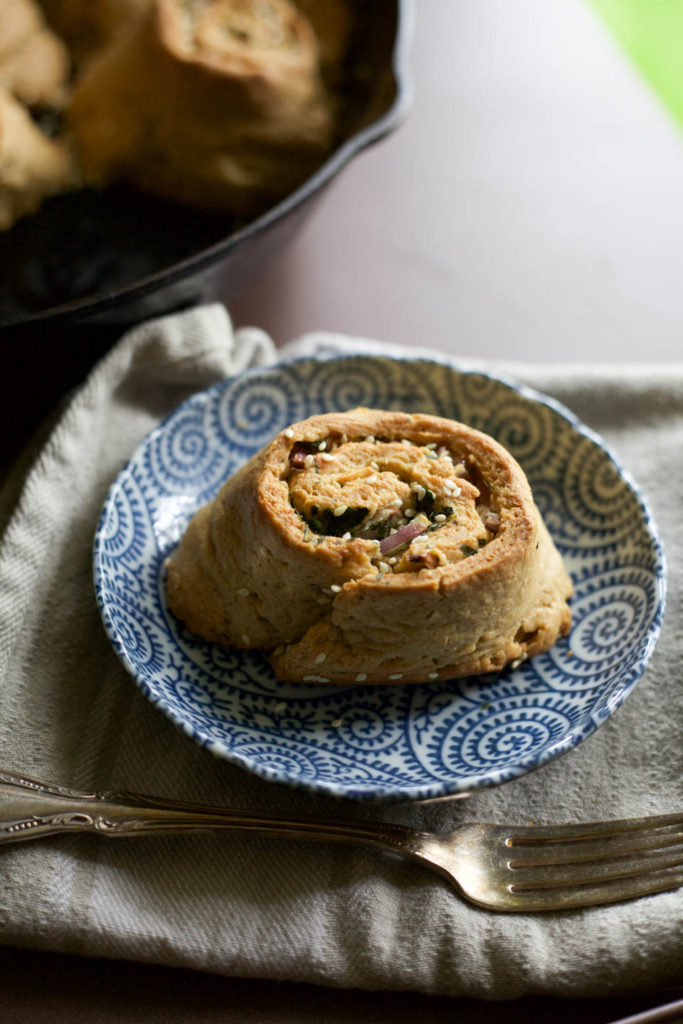 Savory Onion Sesame Parmesan Buns