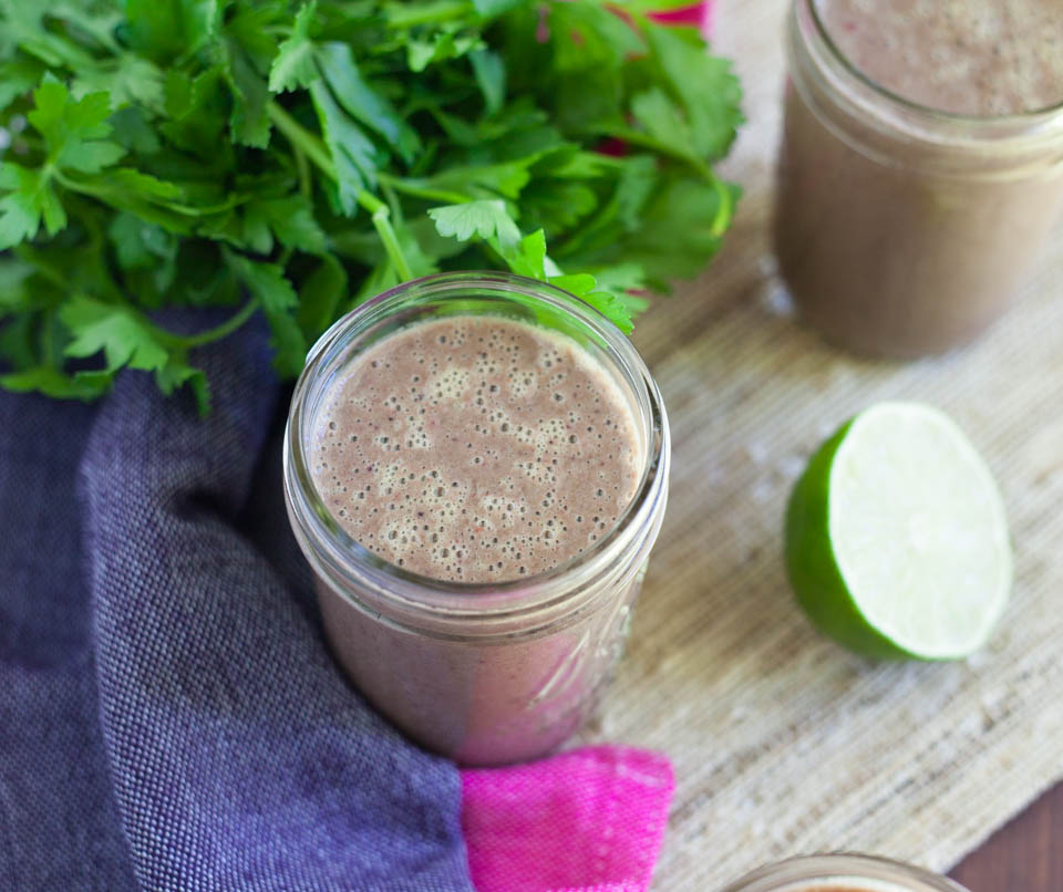 Berry Lime Parsley Smoothie
