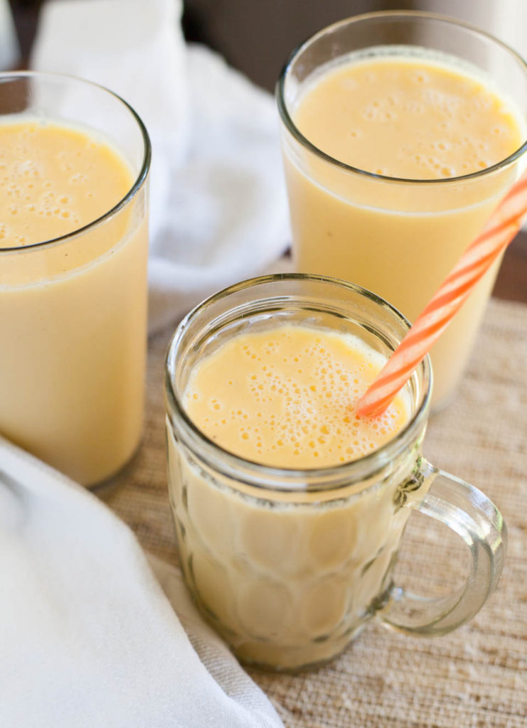 Mango Cantaloupe Dessert Smoothie