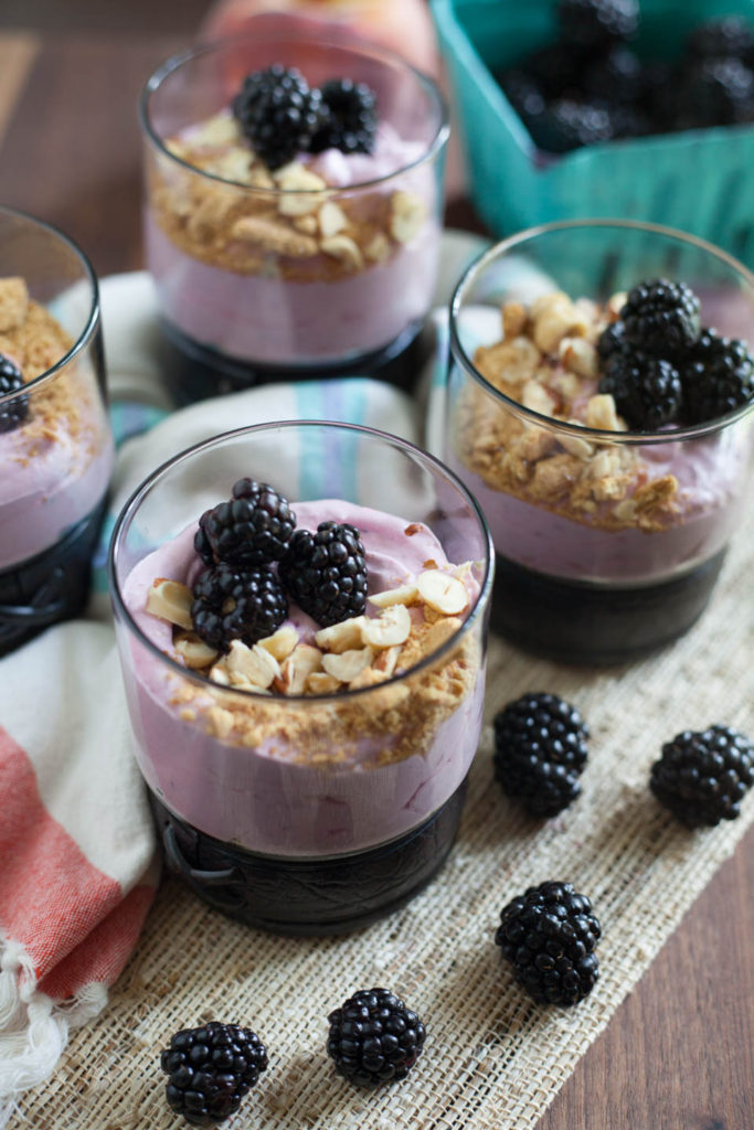 Blackberry Peach Mousse