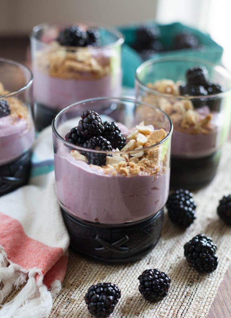 Blackberry Peach Mousse