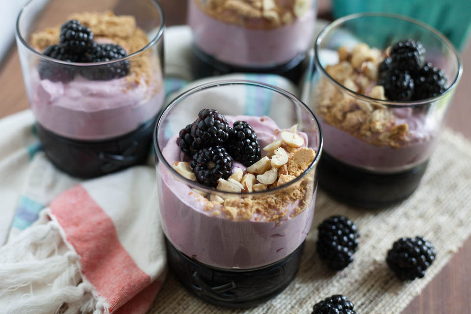 Blackberry Peach Mousse