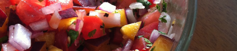 peach pico de gallo